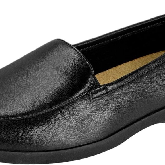 black dress flats with arch support Vionic Caroll 2.0 7 Women's Black